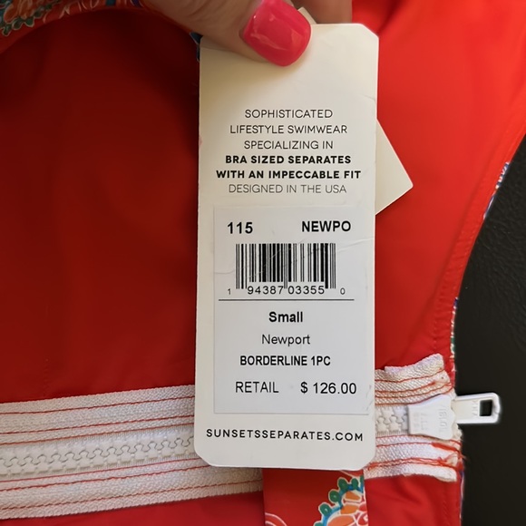 Everything But Water Cutout and zippered one piece - Picture 3 of 5